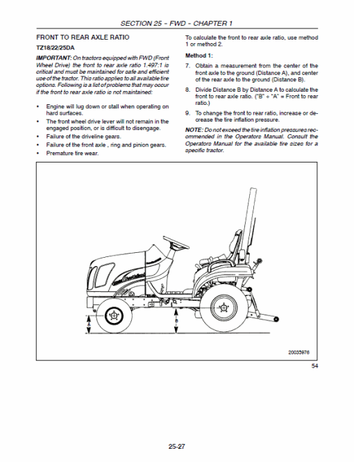 New Holland TZ18DA, TZ22DA, TZ24DA, TZ25DA Tractor Service Manual - Image 3