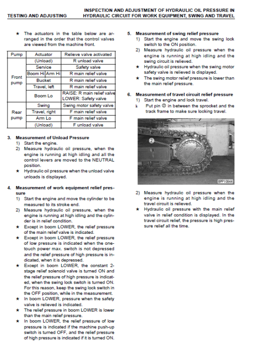 Komatsu PC340C-7K, PC340NLC-7K Excavator Service Manual - Image 3