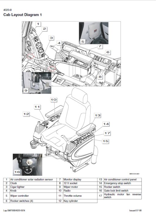 Case CX700B Crawler Excavator Service Manual - Image 3