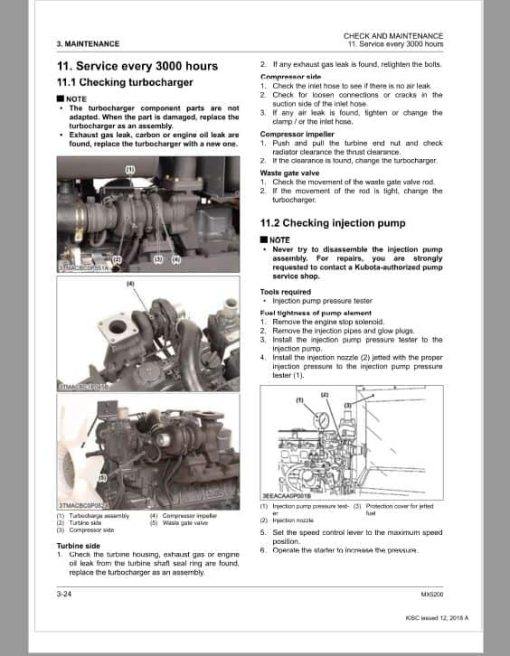 Kubota MX5200 Tractor Workshop Service Repair Manual - Image 3