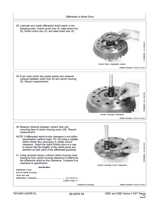 John Deere 250D, 300D Series 2 Dump Truck Technical Manual (S.N. after C642001 - ) - Image 3