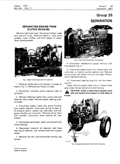 John Deere 2020 Tractor Technical Manual (SN. from 117500 -) - Image 3