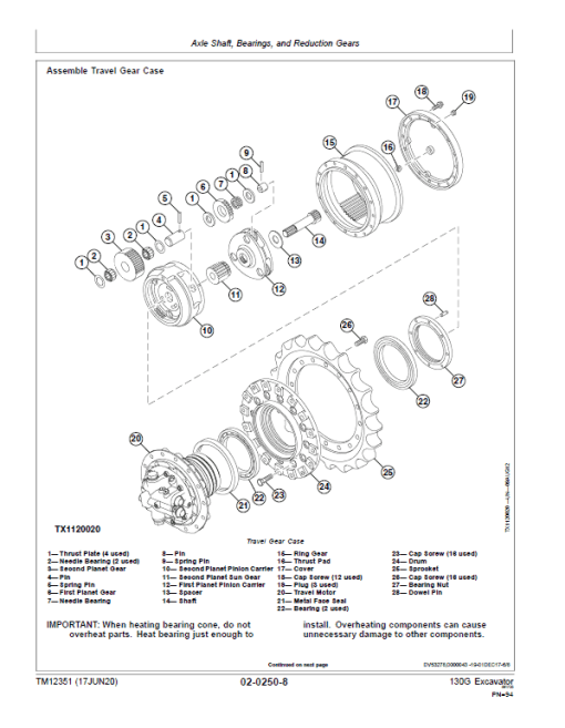 John Deere 130GLC Excavator Repair Technical Manual (S.N after E040001 -) - Image 3