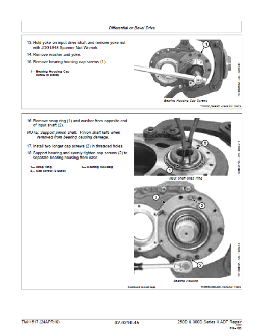 John Deere 250D, 300D Series 2 Dump Truck Technical Manual (S.N. 626761 - 642000) - Image 3