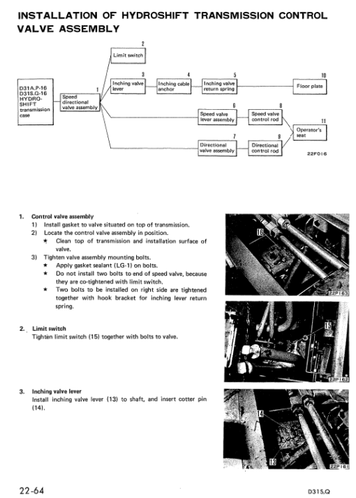 Komatsu D31-16, D31S-16, D31Q-16 Dozer Service Manual - Image 3