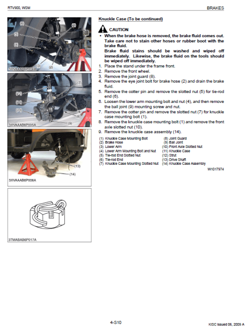 Kubota RTV900 Utility Vehicle Workshop Service Manual - Image 3