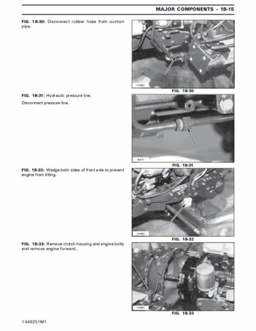 Massey Ferguson 1160, 1180, 1190 Tractor Service Manual - Image 5