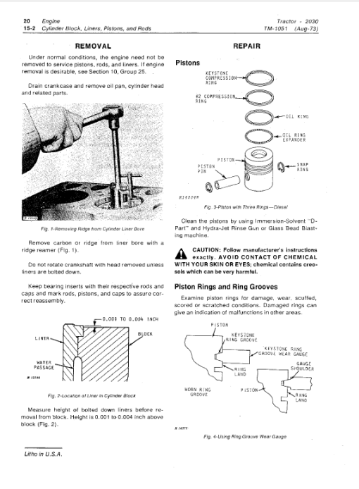 John Deere 2030 Utility Tractor Repair Technical Manual - Image 3