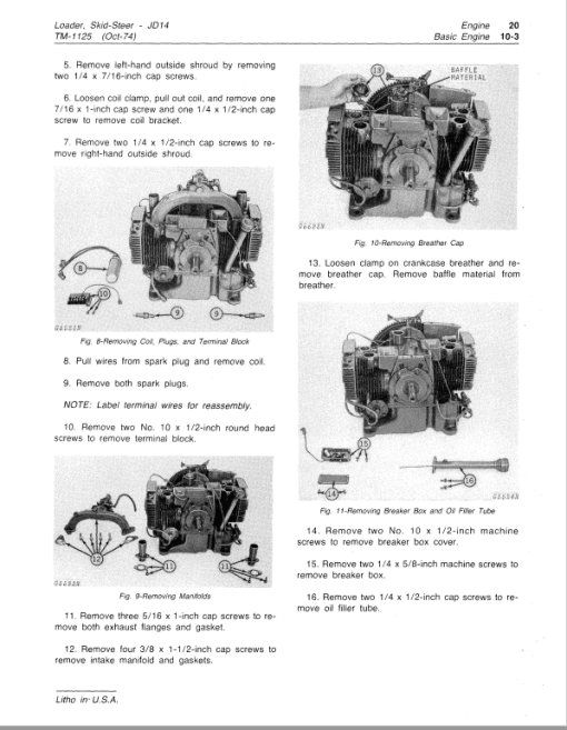 John Deere JD14 SkidSteer Loader Repair Technical Manual (TM1125) - Image 3