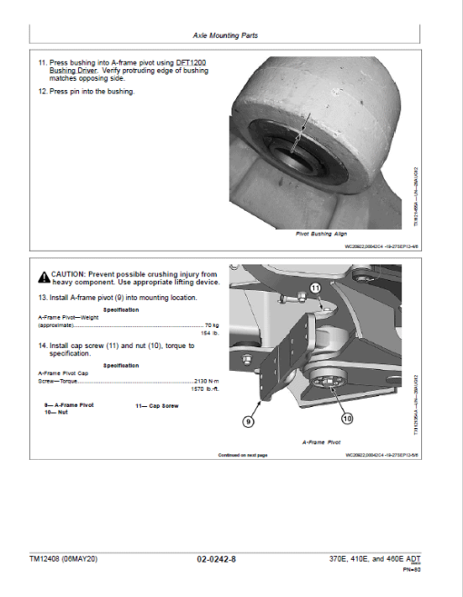 John Deere 370E, 410E, 460E Dump Truck Technical Manual (S.N. E634583 - E668586 ) - Image 3