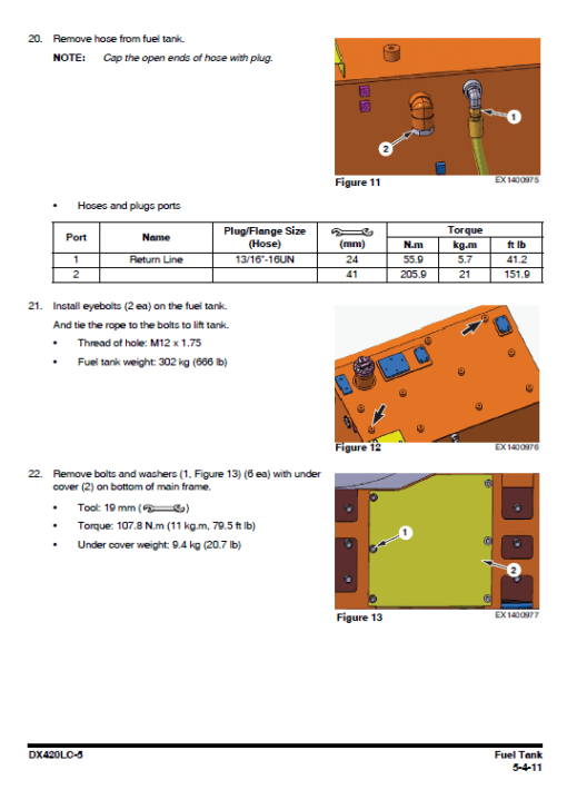 Doosan DX420LC-5 Excavator Service Manual - Image 3