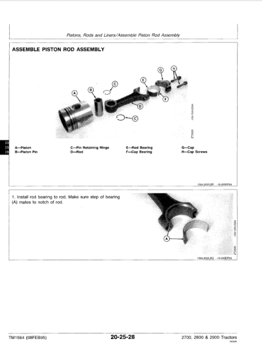 John Deere 2700, 2800, 2900 Tractors Repair Technical Manual - Image 3