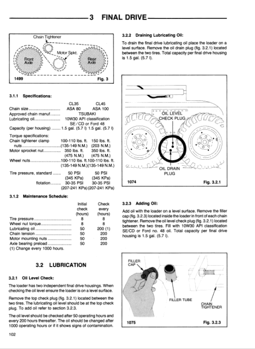 Ford CL-35, CL-45 Compact Loader Service Manual - Image 3