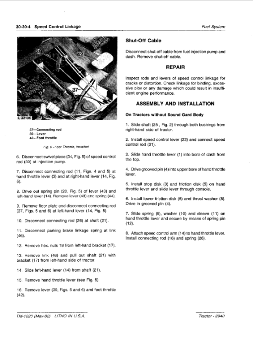 John Deere 2940 Tractor Repair Technical Manual - Image 3