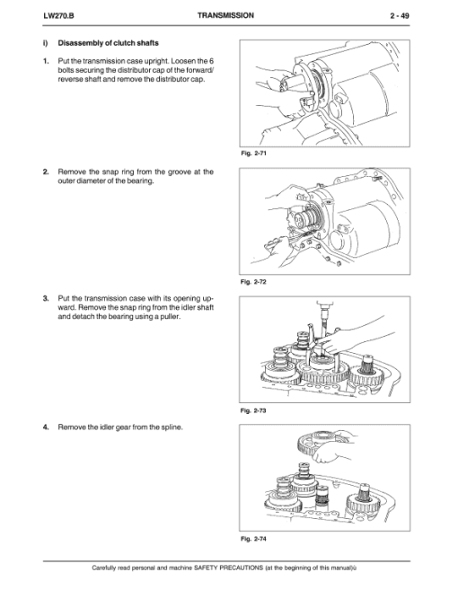 New Holland LW270.B Wheel Loader Service Manual - Image 3