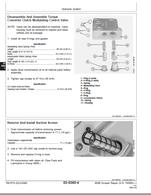 John Deere 862B Scraper Repair Technical Manual (S.N after 793083) - Image 3