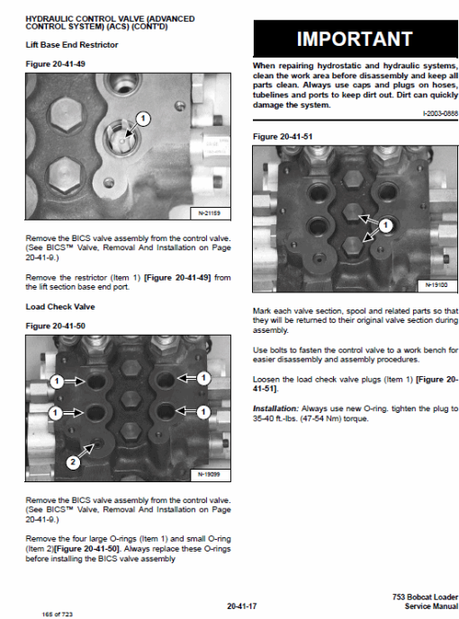 Bobcat 753 G-Series Skid-Steer Loader Service Manual - Image 2