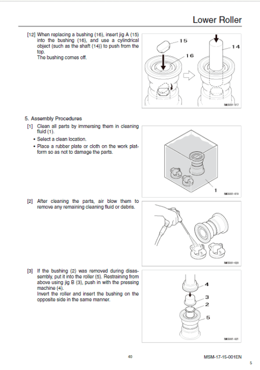 Sumitomo SH135X-3B Hydraulic Excavator Repair Service Manual - Image 3