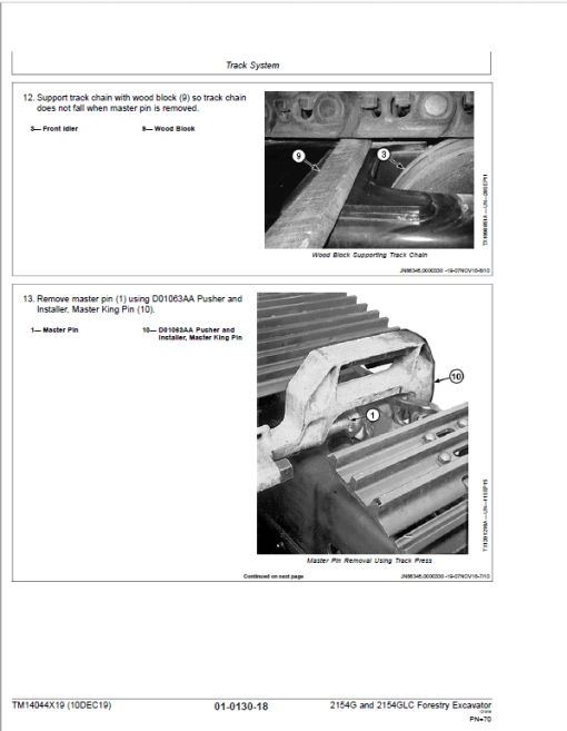 John Deere 2154G, 2154GLC Swing Excavator Repair Manual (S.N C212001 - & D212001 - ) - Image 3