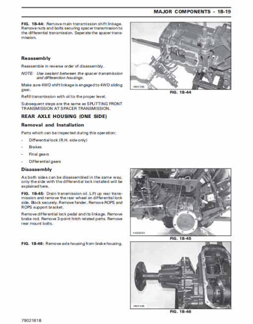 Massey Ferguson 1429, 1433, 1440 Tractor Service Manual - Image 3