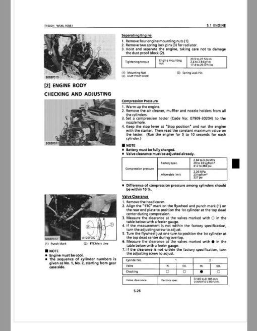 Kubota T1600H Lawn Mower Workshop Repair Manual - Image 3