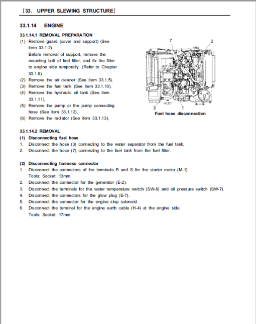 Kobelco SK10SR-2 Mini Excavator Repair Service Manual - Image 3