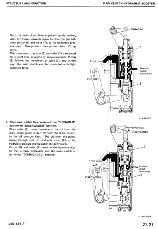 Komatsu D60S-7 and S65S-7 Dozer Service Manual - Image 3