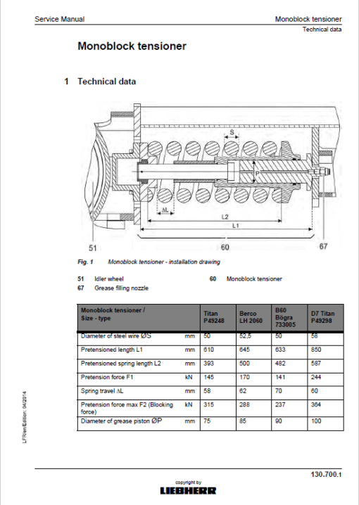 Liebherr R914 Compact, R920 Tier 4F Compact Excavator Service Manual - Image 3