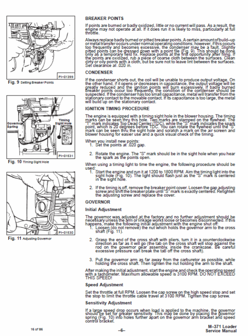 Bobcat 371 Skid-Steer Loader Service Manual - Image 4