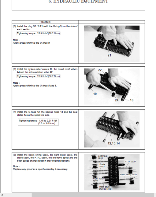 Kobelco SK10SR-3 Mini Excavator Repair Service Manual - Image 3