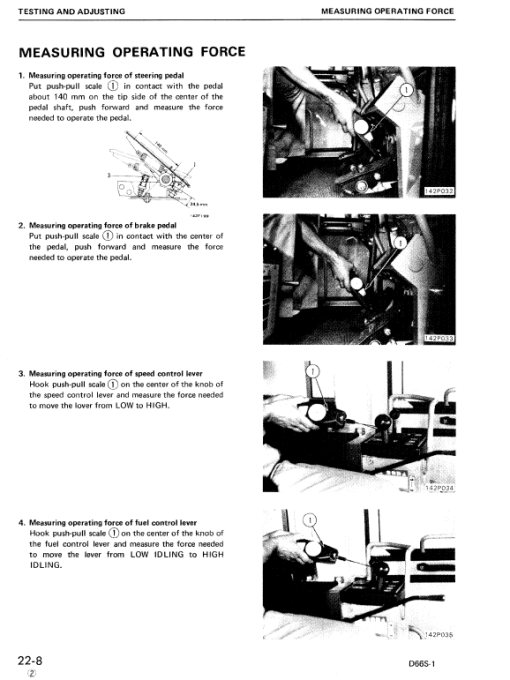 Komatsu D66S-1 Dozer Service Manual - Image 3