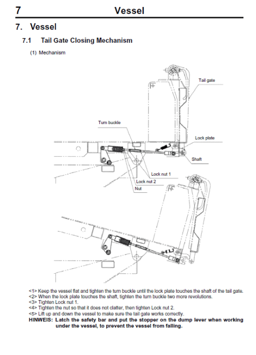 Kubota KC250H, KC250HR Dumper Workshop Manual - Image 3