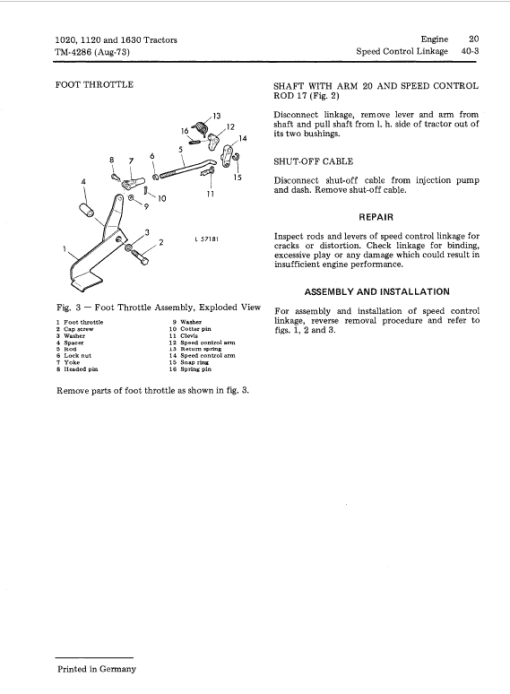 John Deere 1020, 1120, 1630 Tractors Repair Technical Manual (S.N from 115000L - ) - Image 3