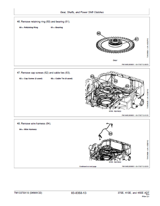 John Deere 370E, 410E, 460E Dump Truck Technical Manual (S.N. F634583 - F668586 ) - Image 3