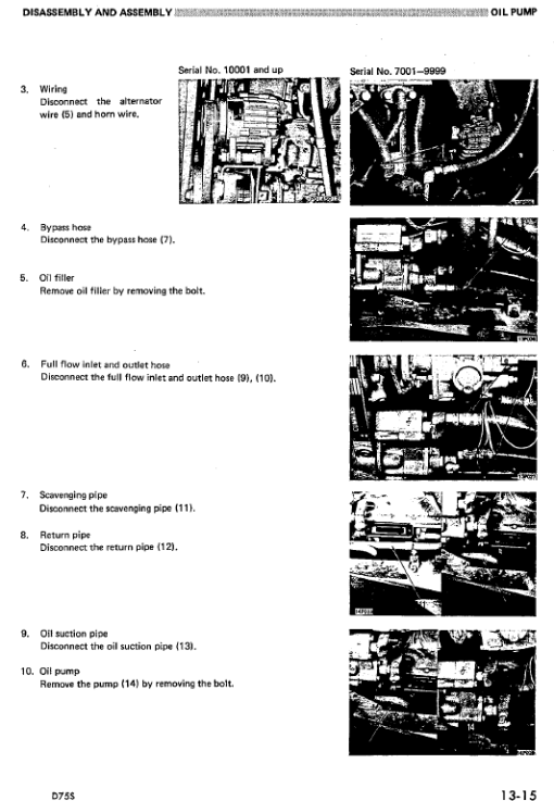 Komatsu D75S-3 Dozer Service Manual - Image 3