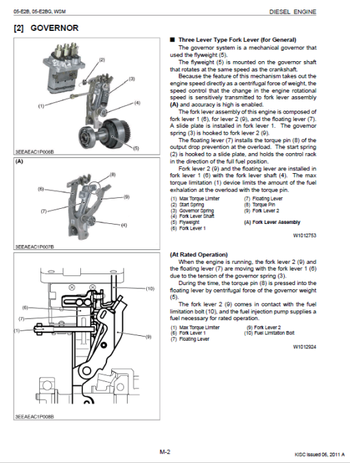 Kubota 05-E2B, 05-E2BG Engine Workshop Service Manual - Image 3