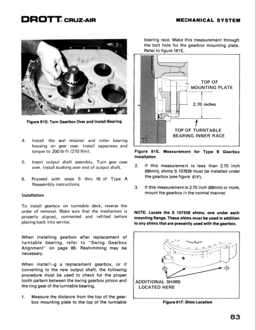 Drott 40 Cruz Air Excavator Series D Service Manual - Image 3