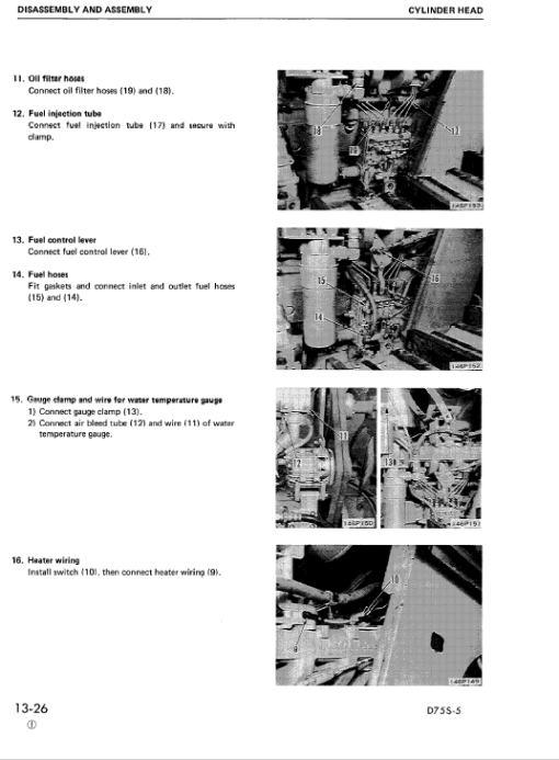 Komatsu D75S-5 Dozer Service Manual - Image 3