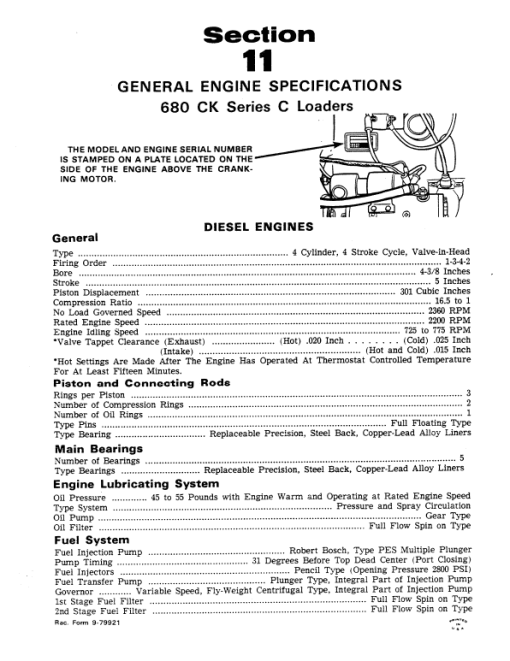 Case 680CK Loader Service Manual - Image 3