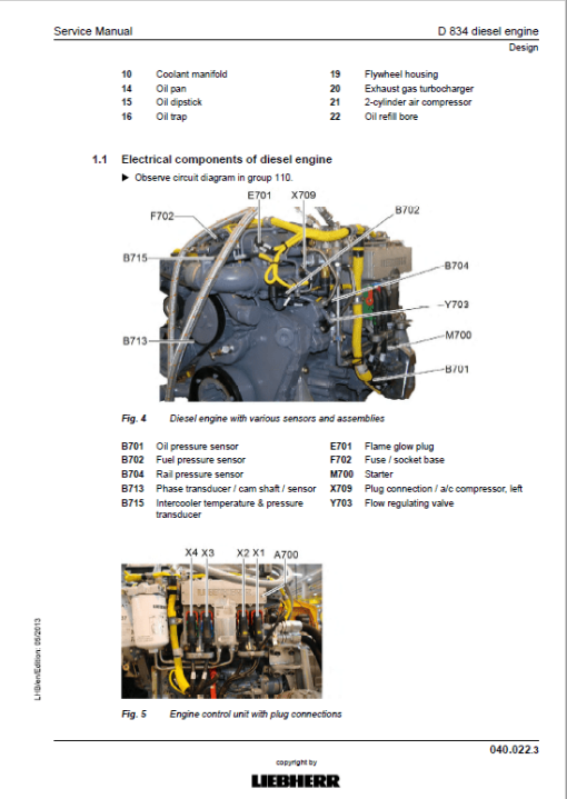 Liebherr A910, A912, A914, A918, R914 Compact Tier 4i Excavator Service Manual - Image 3