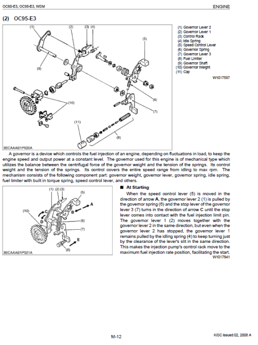 Kubota OC60-E3, OC98-E3 Engine Workshop Service Manual - Image 3