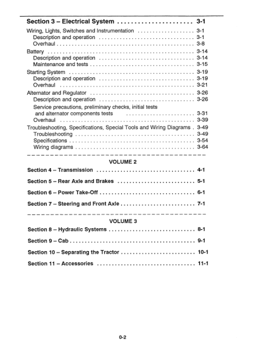 Ford 250C, 260C, 345D, 445D, 545D Tractor Service Manual - Image 3