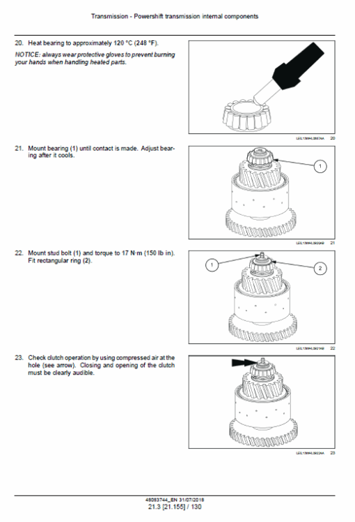 New Holland W130D, W170D Tier 2 Wheel Loader Service Manual - Image 3