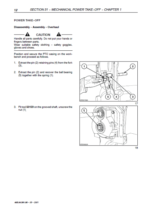 New Holland TK65, TK75, TK76, TK85, TK95 Tractor Service Manual - Image 3