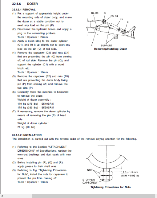 Kobelco SK40SR-5, SK50SR-5 Mini Excavator Repair Service Manual - Image 3