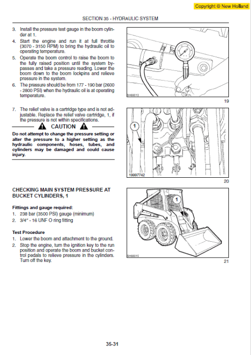 New Holland L175 SkidSteer Service Manual - Image 3