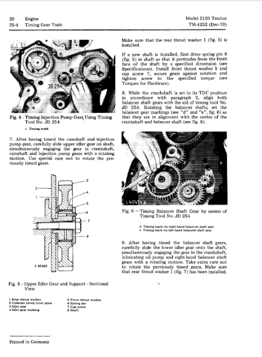 John Deere 2020, 2120 Tractor Repair Technical Manual (Serial 61020L - Up) - Image 3