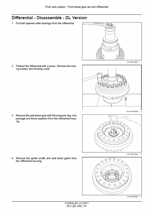 New Holland W190D Tier 4B Wheel Loader Service Manual - Image 3