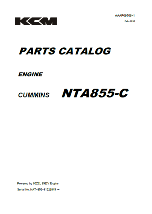 Kawasaki 95ZII Wheel Loader Service Manual - Image 3