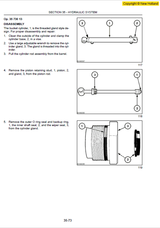 New Holland LS140 and LS150 SkidSteer Service Manual - Image 3